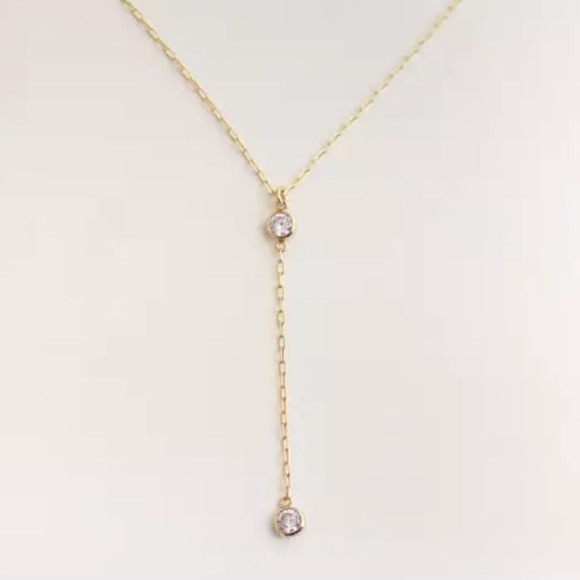 DELICATE Y- Lariat Necklace - Picture 3 of 5